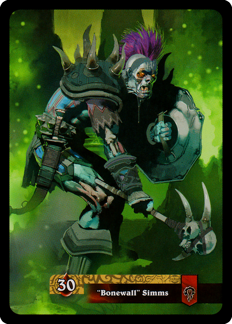 Bonewall' Simms 背面